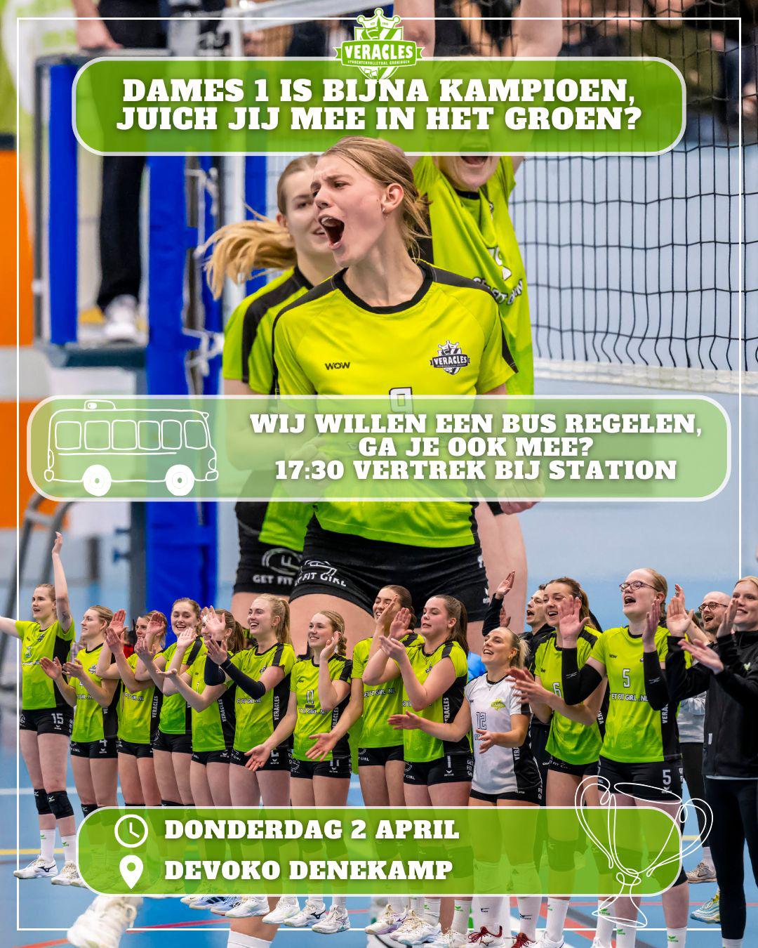Kampioenswedstrijd Dames 1