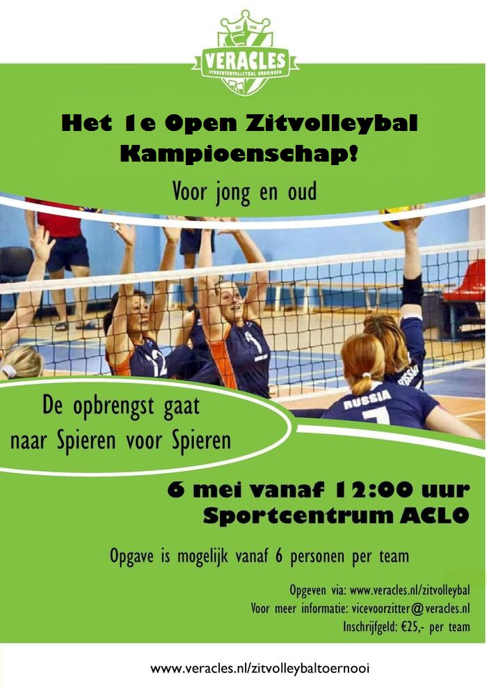 Het eerste Open Kampioenschap Zitvolleybal