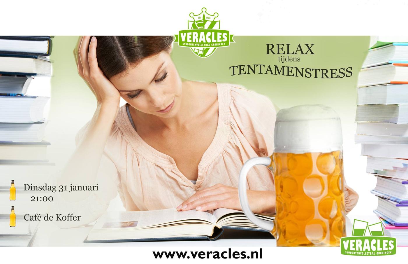 Januari Borrel: Relax tijdens tentamenstress