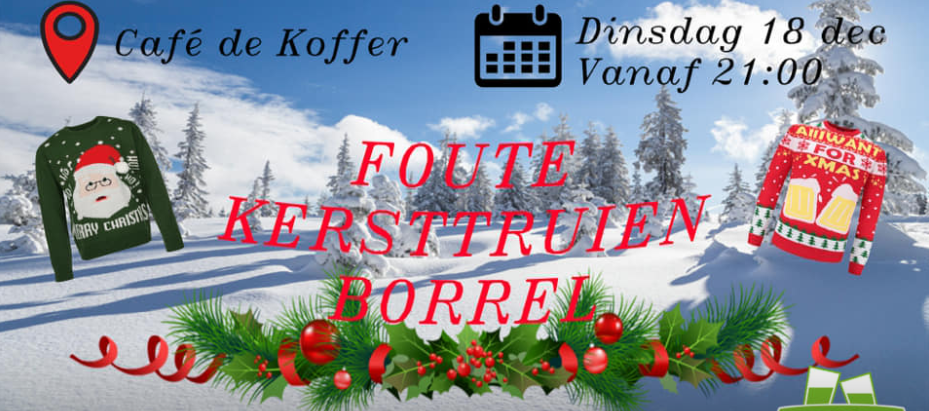 Foute Kersttruien Borrel