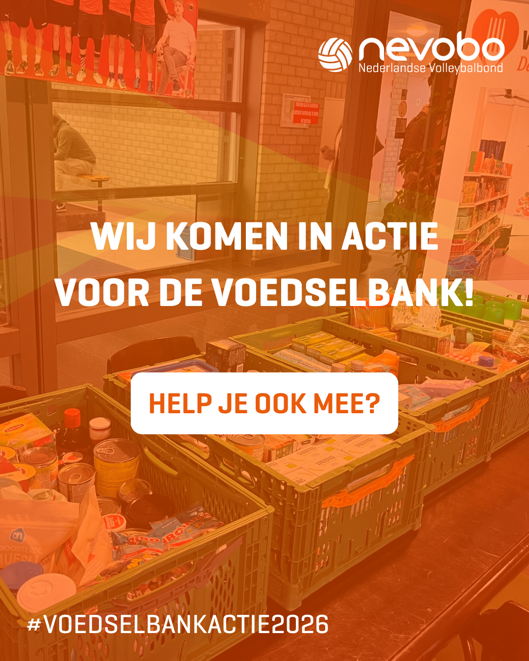 Voedselbankactie Nevobo